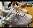 耐克（NIKE）官方空軍一號AIR FORCE 1男子運動鞋秋季膠底板鞋CW2288 111白色/白色 40.5 曬單實拍圖