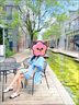 LISCN連衣裙女日系甜美軟妹2025夏季寬松顯瘦小清新泡泡袖娃娃裙子新款 藍(lán)色 S 建議80-95斤 曬單實(shí)拍圖