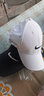 NIKE耐克帽子運(yùn)動(dòng)帽 男女鴨舌帽 高爾夫帽 網(wǎng)球帽 遮陽透氣防曬帽 【白色黑標(biāo)】BV1076-100 均碼 曬單實(shí)拍圖