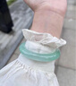 墨韻 翡翠手鐲冰糯種緬甸玉鐲子處理平安鐲送媽媽送老婆禮物首選 內(nèi)徑圈口63-64mm附證書+禮品 曬單實拍圖