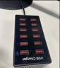 CAIBEIKE多口usb充電器插排插頭多孔快充通用大功率智能電源樁車載桌面充電站 白色-10口充電器A18 曬單實(shí)拍圖