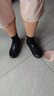 京靠2025雨鞋女時尚成人外穿低幫水鞋短款防滑輕便雨靴膠鞋平底潮水靴 黑色 W858 36 曬單實拍圖