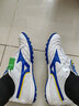 美津濃（MIZUNO）小李子:Mizuno/美津濃足球鞋WAVE CUP里瓦爾多AS碎釘袋鼠皮成人男 下單贈襪AS碎釘白藍色P1GD191919 42 270MM 曬單實(shí)拍圖