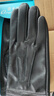 青禾潤美進(jìn)口小山羊皮觸屏手套黑色超薄春夏加厚秋冬商務(wù)休閑高端西裝手套 黑色-春秋薄款（絲質(zhì)內里） S 曬單實(shí)拍圖