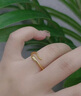 中國黃金（CHINA GOLD）黃金靈蛇戒指女款本命年足金生肖蛇固口指環(huán)情人節(jié)生日禮物送女友 靈蛇戒指 圈號12 約1.2g 曬單實拍圖