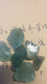 琉麗東海水晶原石擴香石藍綠色螢石礦石晶石科普石頭魚缸擺件毛料 天然綠螢石擴香石100克約2-3塊 曬單實拍圖