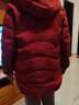 俞兆林媽媽裝冬裝中長(cháng)款羽絨服女中老年人加厚棉服外套棉衣奶奶大碼棉襖 BYG-293 紅色【羽絨服-白鴨絨】 XL (建議105-120斤左右) 曬單實(shí)拍圖