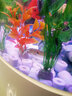 美之海魚(yú)缸客廳家用中大型歐式落地半圓柱形水族箱免換水生態(tài)金魚(yú)缸 白色 50x50x138cm 曬單實(shí)拍圖