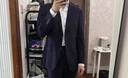 詩迪仕全國(guó)上門量體手工量身定做男西服套裝定制休閑羊毛西裝商務(wù)工作服 黑色 支持修改 曬單實(shí)拍圖