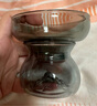 一品工坊耐熱玻璃茶漏茶濾家用濾茶器茶葉茶隔過(guò)濾網(wǎng)公道杯過(guò)濾器茶道配件 玻璃觀山茶濾【煙灰】 曬單實(shí)拍圖