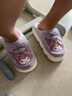 Hello Kitty女童棉拖鞋兒童冬季室內家居鞋小孩親子暖拖鞋 紫色 39-40碼  曬單實(shí)拍圖