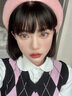 SUGARPLUM LENS[順豐·買(mǎi)一送一]韓國年拋美瞳2片裝 大小直徑自然混血隱形眼鏡灰 花生醬 棕（2片裝）14.5mm 200度 曬單實(shí)拍圖