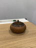 清瀾（QINGLAN）胡桃木茶道香爐家用室內檀香擺件新中式仿古香薰爐高檔木質(zhì)熏香器 胡桃木禪圓香爐+老山檀香(48盤(pán)) 曬單實(shí)拍圖