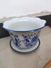 青花瓷花盆陶瓷中國風(fēng)多肉室內桌面花盆家用陶瓷花盆 兩個(gè)青花13小號[送塑托] 圖案隨機 曬單實(shí)拍圖