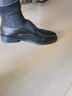 阿貓頓 軍訓(xùn)制品式校尉皮鞋男三接頭教官皮鞋男士正裝保安皮鞋 經(jīng)典套腳款（打孔款） 43 曬單實(shí)拍圖