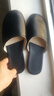 啄木鳥(niǎo)2026春季新款海寧居皮拖鞋包頭男女軟底試衣間辦公室拖鞋便利拖 黑色 29 合適平時(shí)43碼-44碼 曬單實(shí)拍圖