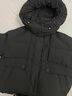 鴨鴨（YAYA）短款羽絨服女2024冬季新款時(shí)尚休閑百搭面包服保暖加厚小個(gè)子外套 米白 S 曬單實(shí)拍圖