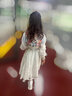 綴櫻漢服新款西域公主超仙連衣裙中國古風(fēng)民族異域風(fēng)情套裝女童苗疆服 連衣裙加馬甲加頭紗加額連加腰鏈 130 曬單實(shí)拍圖