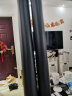 皆美（Jiemei）免打孔伸缩杆晾衣杆浴室卫生间架浴帘杆窗帘杆衣柜杆支撑杆 伸缩杆-时尚黑 1.6米-2.1米（配15环） 实拍图