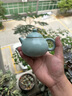 尋汝陳全貴大師汝窯茶壺泡茶單壺陶瓷開(kāi)片天青色功夫茶具高檔禮盒釉 天青汝窯文旦壺- 220ml 曬單實(shí)拍圖