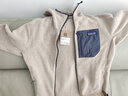 PATAGONIA男士R1 Air Full-Zip Hoody全拉鏈連帽抓絨外套巴塔哥尼亞 40255 ORTN淺褐色 S 曬單實(shí)拍圖