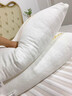 俞兆林枕頭睡眠深度頸椎枕芯星級酒店枕熱熔棉枕頭枕芯學(xué)生軟枕單只 白色【針織面料 熱熔棉枕】 曬單實(shí)拍圖