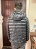 高梵黑金鵝絨服小黑金3.0羽絨服男士短款官方秋冬連帽薄款外套 黑色 XL 曬單實(shí)拍圖