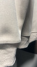 凡客誠品華夫格圓領(lǐng)加絨衛衣男士休閑長(cháng)袖套頭衛衣潮流街頭 卡其 M 曬單實(shí)拍圖