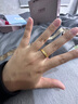 六福珠寶黃金戒指only字母實(shí)心足金新年禮物 計價(jià) 15號-約5.53克 曬單實(shí)拍圖