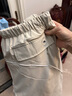 鴨鴨（YAYA）戶(hù)外休閑鵝絨羽絨褲女士2025秋冬新品高腰外穿工裝長(cháng)褲FL 米白色 XL (180) 84A 曬單實(shí)拍圖