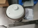 陶煲王陶瓷干鍋鍋具固體酒精爐鍋一體加熱家庭小火鍋家用砂鍋酒精鍋鍋仔 大號2升+酒精塊一包 27cm 曬單實拍圖