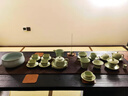 周澤堂 粉青汝窯茶具套裝 景德鎮整套高檔功夫泡茶器全套喬遷教師節禮物 惠澤四方套裝 13件 曬單實(shí)拍圖