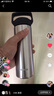 虎牌（TIGER）日本新款不銹鋼色車載保溫杯MEA-B048戶外便攜男女水杯480ml 不銹鋼色(XST)帶提手 曬單實拍圖