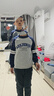 ASK JUNIOR一體絨兒童衛衣男童秋冬中大童長(cháng)袖上衣外套針織內搭童裝灰色130 曬單實(shí)拍圖