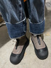 啄木鳥(niǎo)雪地靴女2025年秋冬季加絨保暖東北大棉鞋防水防滑厚底高幫馬丁靴 黑色升級版 加絨 35 (225mm) 曬單實(shí)拍圖