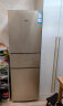 海尔（Haier）冰箱三开门超薄小型家用大容量智能节能风冷净味保鲜三门电冰箱小冰箱 216升三开门冰箱风冷无霜2级216WMPT 实拍图