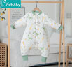 boxbaby【秋冬精選】嬰兒睡袋寶寶春秋款夾棉全棉分腿恒溫睡袋防踢被兒童 長(cháng)頸鹿升級恒溫款（10-20℃ ） 100碼(推薦身高95-105cm ) 曬單實(shí)拍圖
