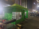 錦博雨具（JINBORAINGEAR）帳篷圍布四角布伸縮式擋風(fēng)篷布推拉防風(fēng)遮陽篷雨蓬大排檔擺攤圍擋 3米寬 透明圍布（高度2米） 曬單實(shí)拍圖