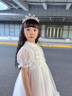 婼顏兮生日皇冠女生頭飾兒童公主禮物走秀女童小主持人鋼琴發(fā)箍水晶王冠 金色單皇冠 曬單實拍圖