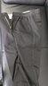 布衣傳說(shuō) 高捻精梳棉 秋冬加絨休閑褲男士寬松男褲百搭錐形卡其褲子 黑色 31 曬單實(shí)拍圖