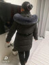 雪中飛中長款羽絨服女狐貍毛領(lǐng)加厚保暖冬裝外套2024新款休閑百搭防寒服 黑色（銀狐毛領(lǐng)） 2XL/175（135-145斤） 曬單實拍圖