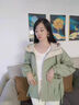 莫代爾工裝外套女2025春秋冬新款加絨加厚沖鋒上衣初高中學(xué)生寬松夾克 加絨 黑色-加厚 L 曬單實(shí)拍圖