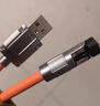 嘉玘120W旋轉磁吸數據線(xiàn)機客充電線(xiàn)type-c級快充線(xiàn)適用蘋(píng)果安卓華為 6A快充【2米橙色】提速300%25 1線(xiàn)1頭【typec】 曬單實(shí)拍圖