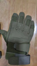 森用戰術(shù)手套男全指加絨保暖軍迷戶(hù)外黑鷹防滑耐磨運動(dòng)訓練騎行手套男 軍綠色長(cháng)指加絨加厚 M 曬單實(shí)拍圖
