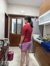 黛姿茹（daiziru）休閑短褲女夏季薄款2024新款高腰顯瘦短褲女寬松百搭闊腿熱褲 268紫色 XL/29(115-125斤) 曬單實(shí)拍圖