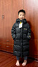 G.DUCK HELLO兒童長(cháng)款親子過(guò)膝加厚款羽絨服東北極寒黑金三防運動(dòng)衣服童裝外套 黑色 130 曬單實(shí)拍圖