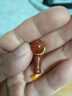 觀(guān)玉 原礦戰國紅瑪瑙三通佛頭佛塔 星月菩提金剛佛珠配飾 diy配件 直徑約12毫米 曬單實(shí)拍圖
