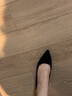 CHARLES&KEITH簡約通勤尖頭高跟鞋單鞋婚鞋女鞋子女生日七夕禮物CK1-60361352 Black Textured黑色紋理 35 曬單實拍圖