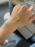中國黃金（CHINA GOLD）黃金吊墜女在逃公主蝴蝶結(jié)鈴蘭花足金項(xiàng)鏈掛墜 蝴蝶結(jié)鈴蘭花吊墜（約1.3g） 曬單實(shí)拍圖