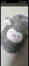 名創(chuàng)優(yōu)品（MINISO）小綿羊咩咩棉拖鞋女冬季包跟防滑保暖家居室內(nèi)厚底月子毛毛拖鞋 深灰【半包跟款】 38-39 (260mm) 【適合37/38碼穿】 曬單實拍圖